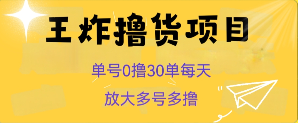 大小王撸货新项目，运单号0撸30单每日，多号多撸【揭密】-中创网_分享创业资讯_网络项目资源