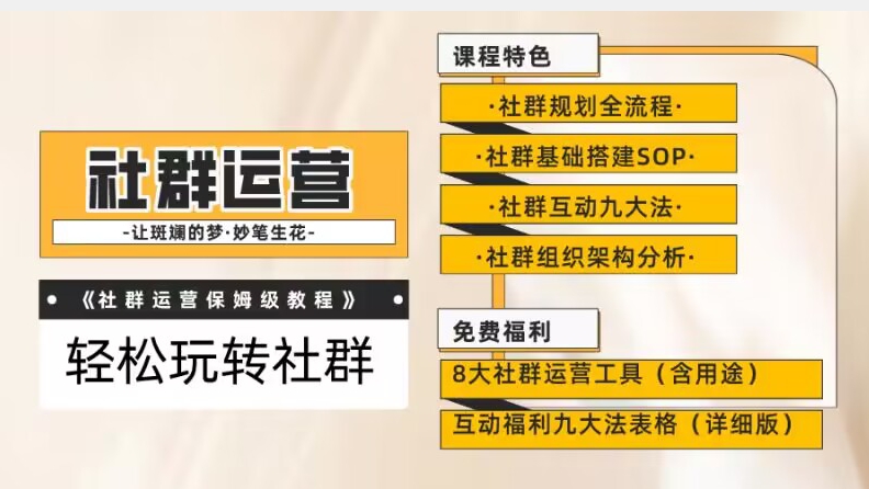 【社群运营】保姆式教程：九大互动法，八款社群运营工具助你轻松玩转社群【揭秘】-中创网_分享创业资讯_网络项目资源