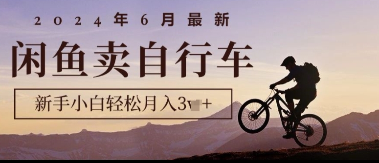 2024年6月全新淘宝闲鱼单车，新手入门轻轻松松月收入1w ，零风险新项目-中创网_分享创业资讯_网络项目资源