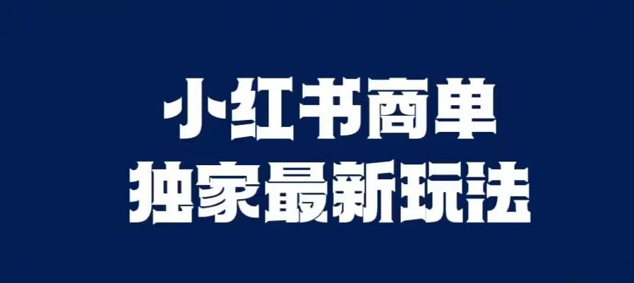 小红书的商单全新独家代理游戏玩法，视频剪辑时间较短，视频剪辑难度系数低，能大批量做号【揭密】-韬哥副业项目资源网