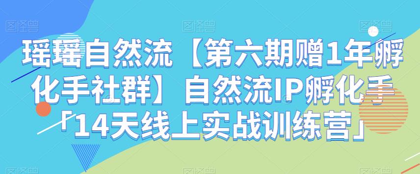 倩倩自然流【第六期赠1年卵化手社群运营】自然流IP卵化手「14外置天线上实战模拟暑期夏令营」-中创网_分享创业资讯_网络项目资源