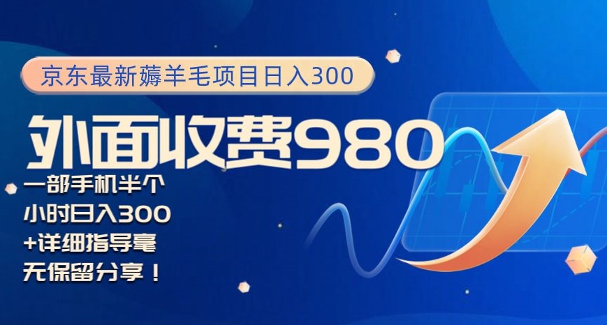 京东最新薅羊毛项目小白怎么做到日入300+一部手机半小时搞定-中创网_分享创业资讯_网络项目资源