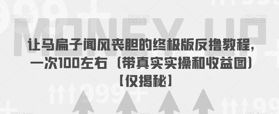 让马扁子闻风丧胆的终极版反撸教程，一次100左右（带真实实操和收益图）【仅揭秘】-中创网_分享创业资讯_网络项目资源