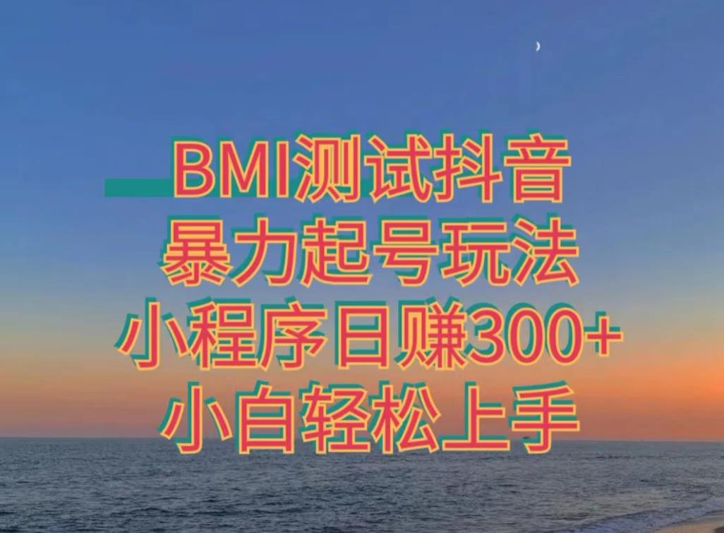 神图抖音小程序项目4.0版引流，日入300+暴力玩法小白轻松上手-中创网_分享创业资讯_网络项目资源